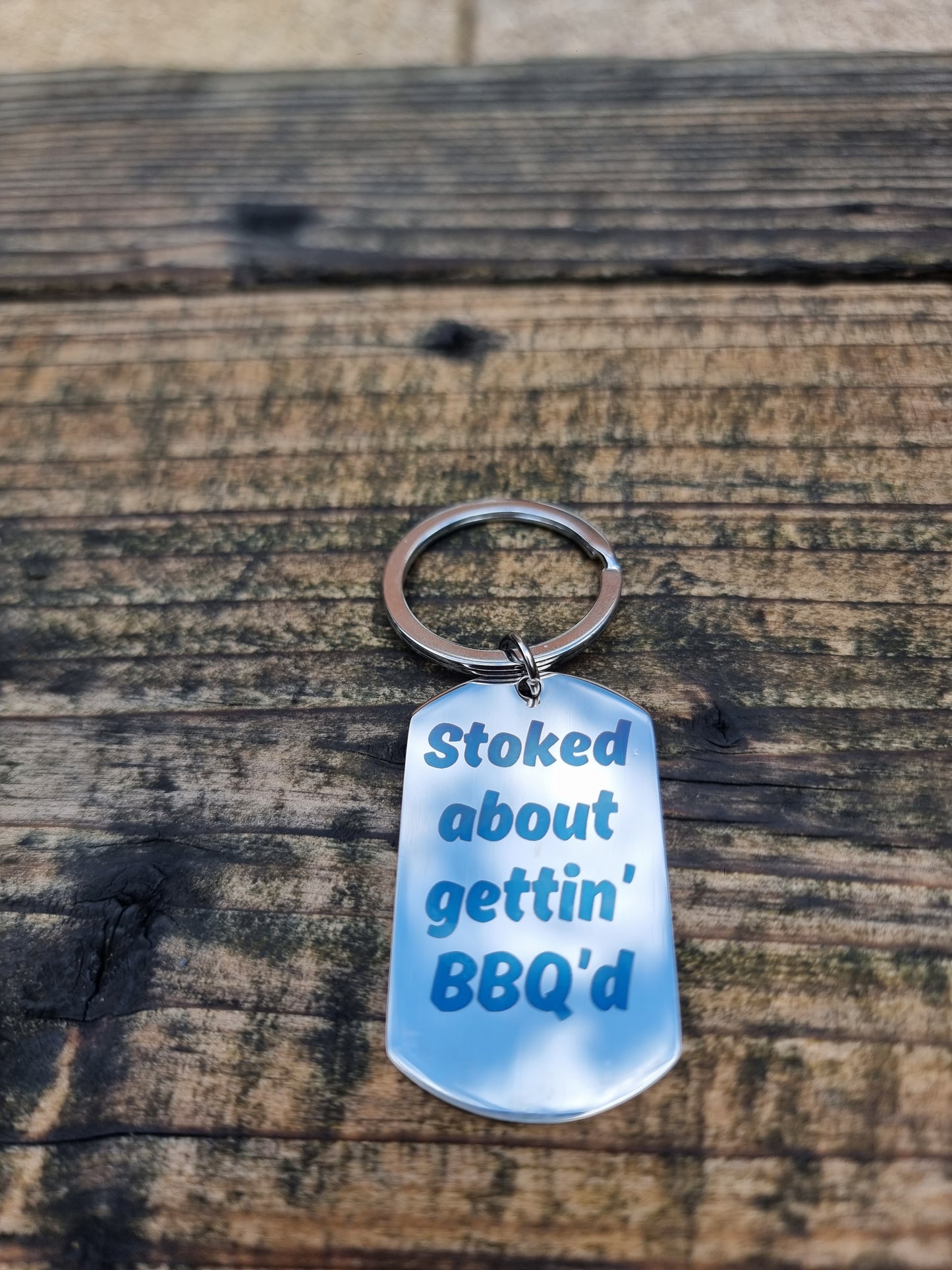 Live Laugh Toaster Bath Stainless Steel Keyring – Laser Engraved Dark Humour Keychain with Skeleton in Bathtub – Funny Goth Gift, Emo Aesthetic Accessory