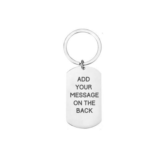 Personalised Engraved Rugby Keyring – "World’s Best Dad" FirstGlassDesigns