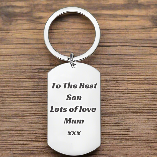 Personalised Go-Karting Keyring / Keychain - Perfect Gift Idea First Glass Designs