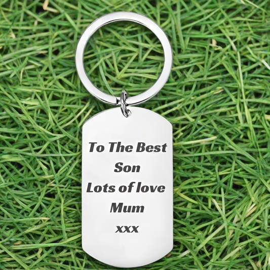 Personalised Engraved Horse Racing Grand National Keyring / Keychain - Perfect Gift Idea