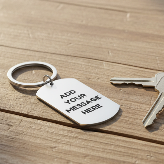 Personalised “I Love My Girlfriend More Than Football” Stainless Steel Keyring – Heart Football Pitch Design – Gift for Boyfriend from Girlfriend First Glass Designs