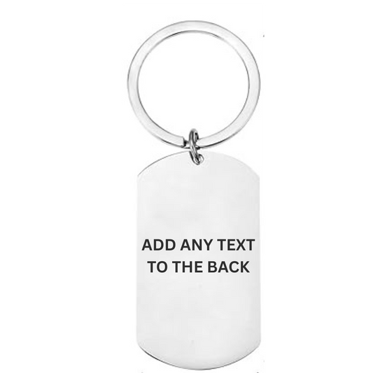 The Wanderer Tarot Card Keyring – Hiking & Adventure Gift, Vintage Tarot-Style Illustration, Outdoor Explorer Souvenir