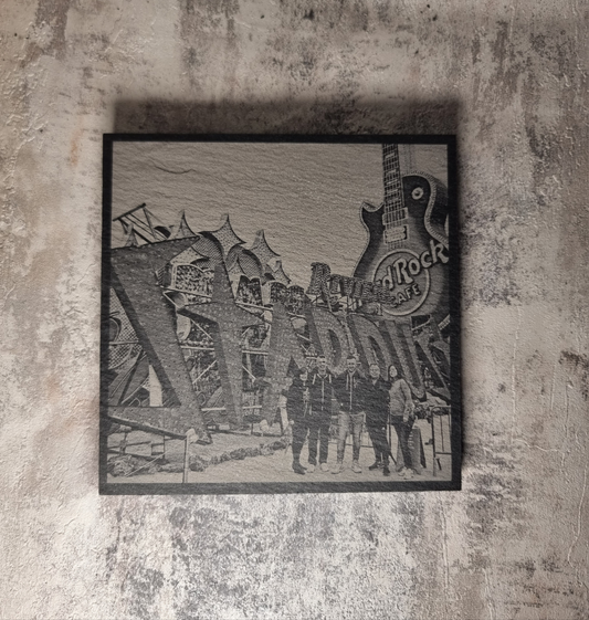 Personalised Photo Slate Coasters - Custom Photo Coaster - Gift For Him or Her - Housewarming Gift - Birthday, Anniversary Gift