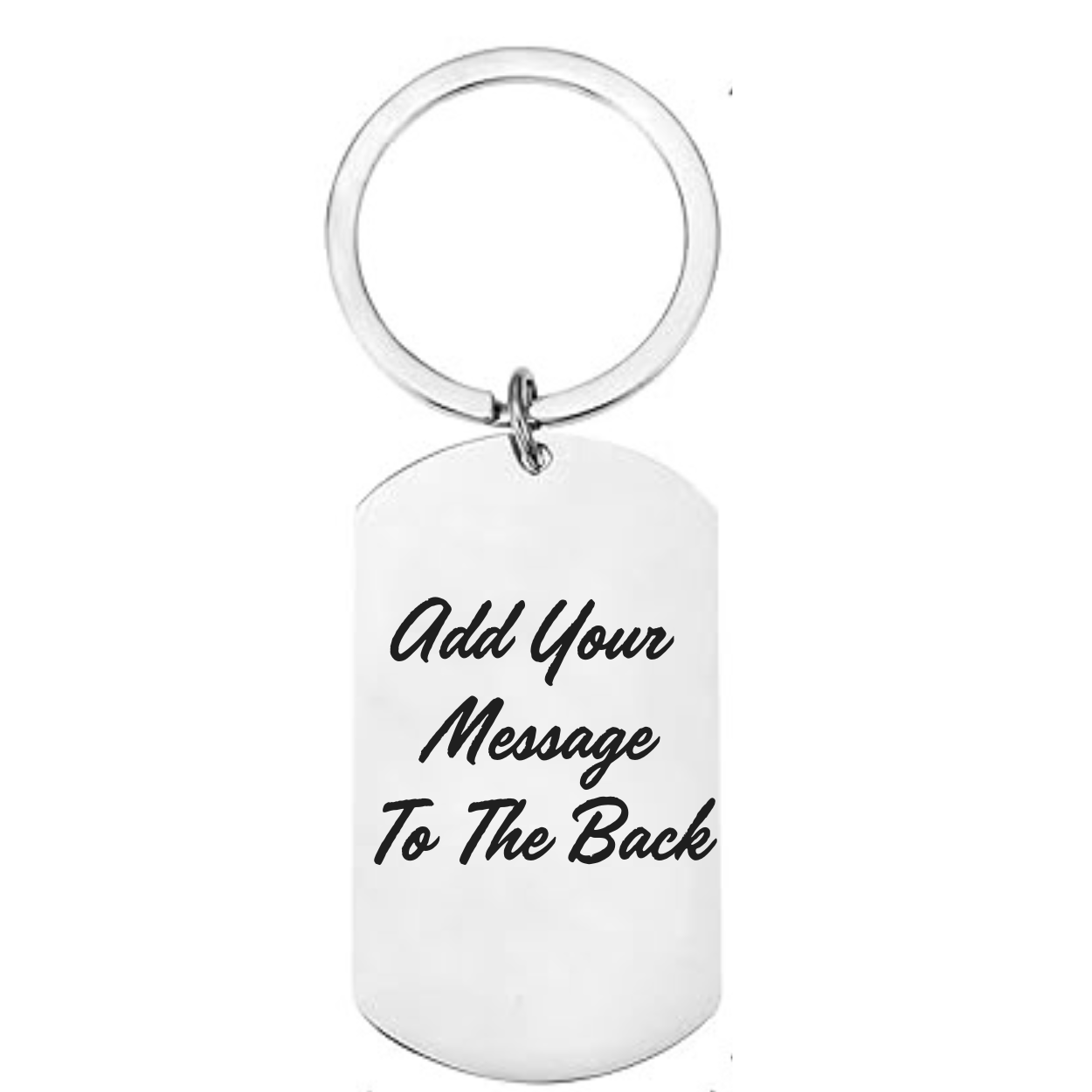 Personalised Skiing Keyring – Custom Engraved Skier Gift for Him or Her