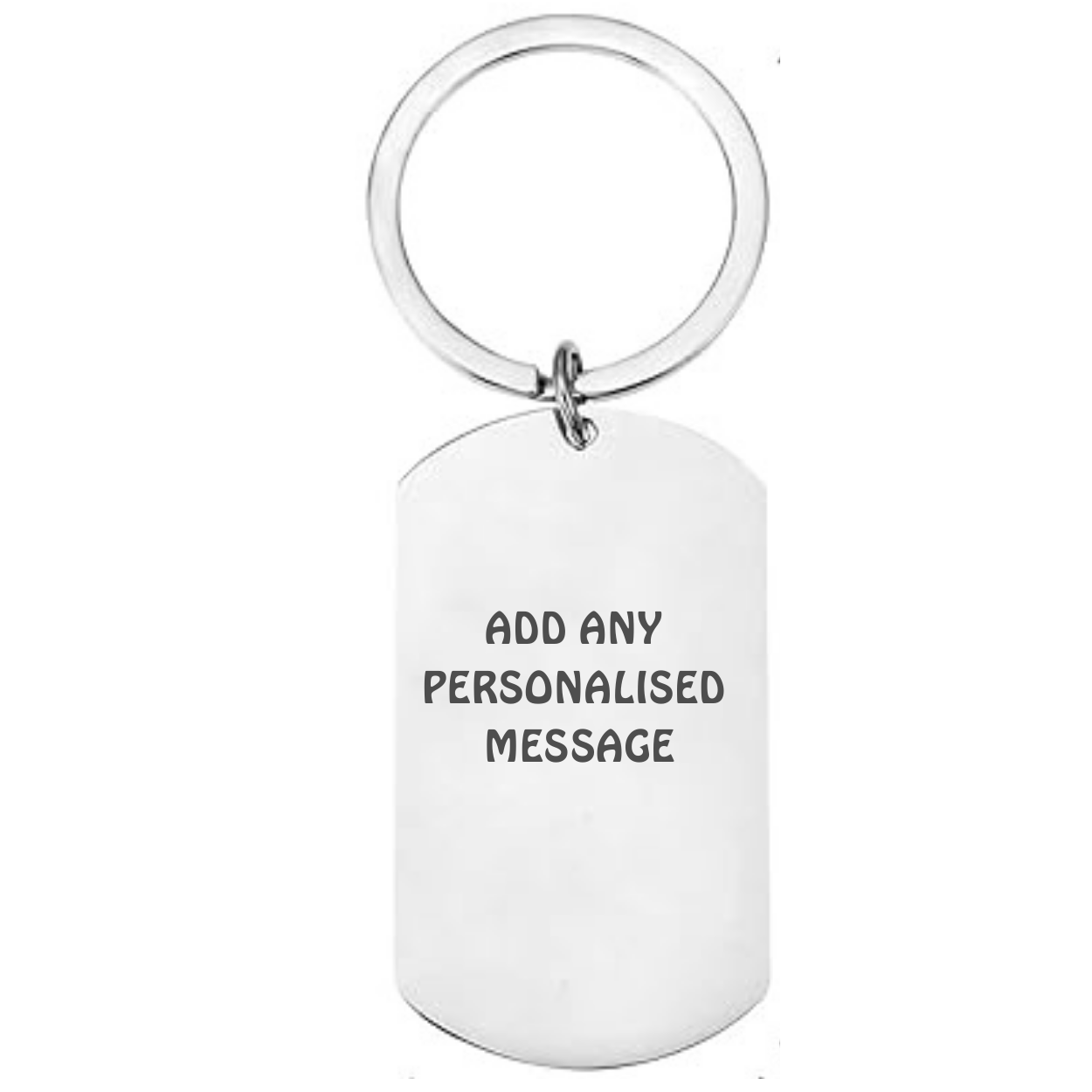 Personalised VW T5 T6 Crafter Camper Keyring – Custom Engraved Text, Date & Registration Plate with Optional Message