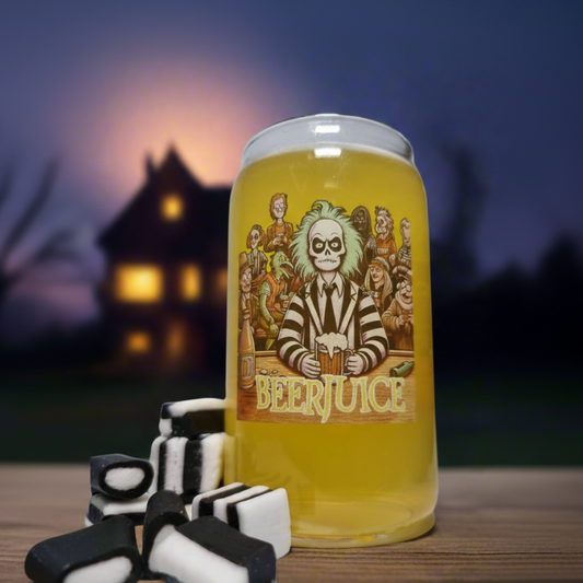Beerjuice "Bettlejuice Inspired Beer Glass First Glass Designs