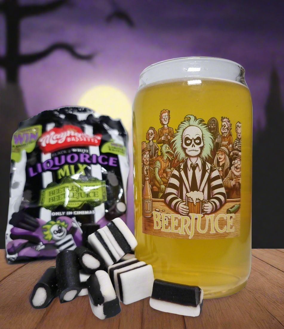 Beerjuice "Bettlejuice Inspired Beer Glass