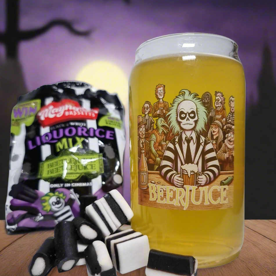 Beerjuice "Bettlejuice Inspired Beer Glass