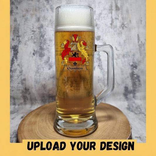 Personalised Oktoberfest Beer Stein | Upload Your Own Design 500ml First Glass Designs