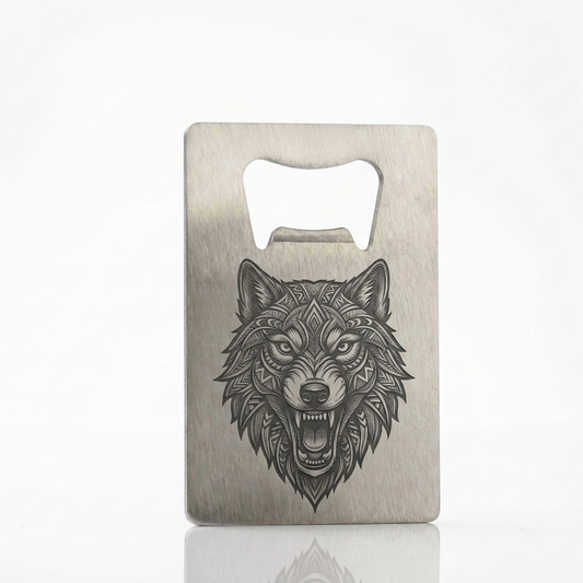 Personalised Logo Bottle Opener – Custom Gift with Your Image | Unique Bar Accessory First Glass Designs