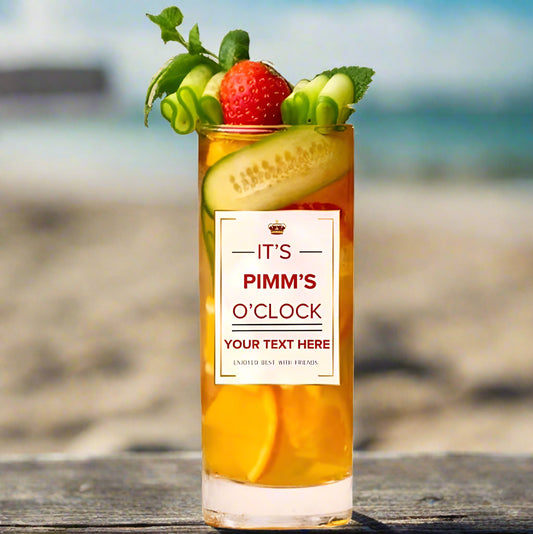 Personalised Pimms Glass Tumbler for Mum Girlfriend Wife