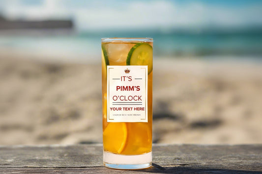Personalised Pimms Glass Tumbler for Mum Girlfriend Wife