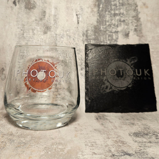 Personalised 345ml Whiskey Tumblers Collection – Custom Printed & Engraved Whiskey Glasses