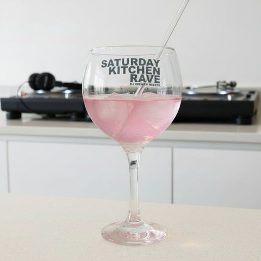 Graham Meeres - Saturday Kitchen Rave 'SKR' Beer / Gin Glass First Glass Designs