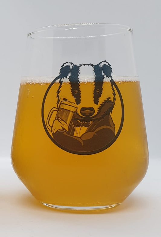 Fox & Badger / His & Hers Beer Tumbler Wine Glass - Perfect Gift Idea for Boyfriend / Girlfriend / Husband / Wife / Wedding / Anniversary