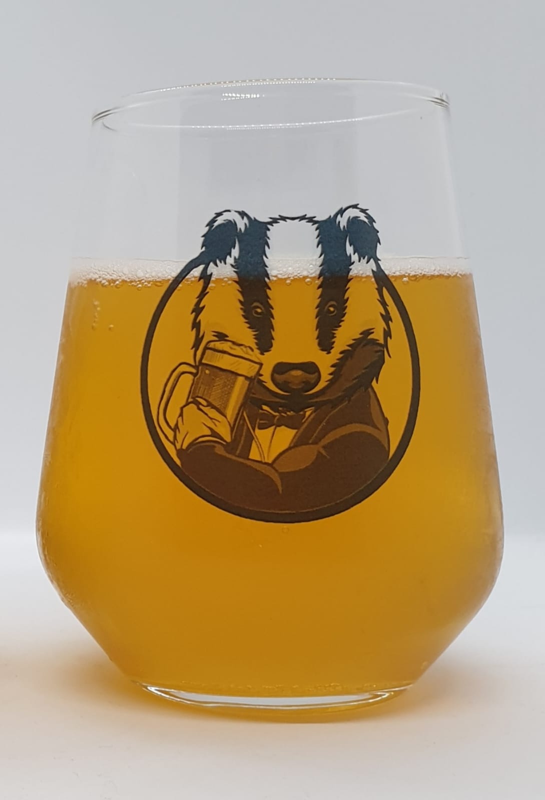 Fox & Badger / His & Hers Beer Tumbler Wine Glass - Perfect Gift Idea for Boyfriend / Girlfriend / Husband / Wife / Wedding / Anniversary