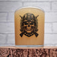 Guardian Valor: Personalised Tubo Glass with Skull, US Army Helmet, and Crossed Rifles Design