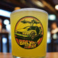 Back to the Bar 80's Movie Delorean Glassware