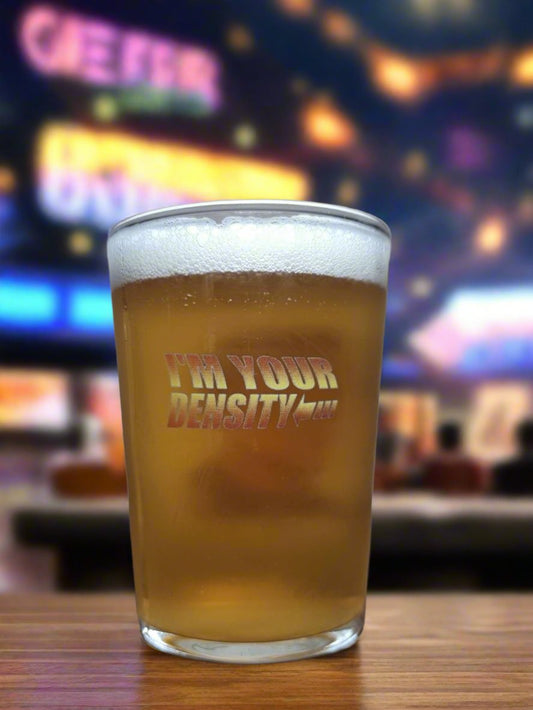 Back to the Future "I'm Your Density" George McFly Beer Glass – A Must-Have for True Fans