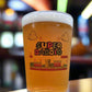 Super Daddio: Mario Inspired Beer Tumbler Glass - Power Up Your Dad's Drinks! Beer Glass Gift Idea For Dad