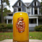 Custom Printed Halloween Glass – Skull Breaking from a Can Design – Spooky Drinkware for Halloween Parties & Beer Lovers