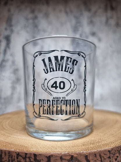 Personalised Whiskey Gift Set 18th 21st 30th 40th 50th 60th Birthday Whiskey Gift Bourbon