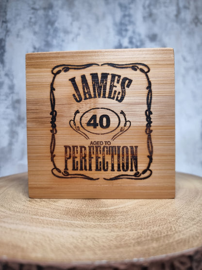 Personalised Whiskey Gift Set 18th 21st 30th 40th 50th 60th Birthday Whiskey Gift Bourbon