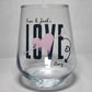 Personalised Love Story Beer / Wine Glass – Perfect for Valentine’s Day & Anniversaries