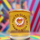 Funny Naughty Couples Beer Glass – ‘I Want You to Glaze My Hole’ with Donut Design