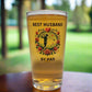 Best Husband / Boyfriend by Par Golf Beer Glass – Perfect Gift for Golf Lovers