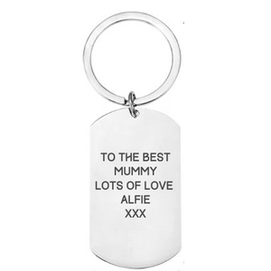 Personalised Engraved Tree of Life Keyring – A Meaningful Gift for Mum First Glass Designs