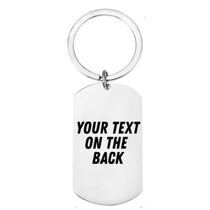 Personalised Ice Hockey Keyring – Custom Engraved Stainless Steel Hockey Player Keychain with Name & Text – Unique Gift for Hockey Players & Fans First Glass Designs