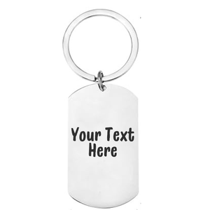 Personalised Stainless Steel Darts Keyring | Custom Engraved Gift for Darts Players & Fans First Glass Designs