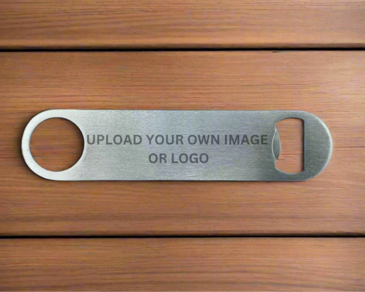 Personalised Bar Blade Opener – Custom Gift with Your Image | Unique Bar Accessory