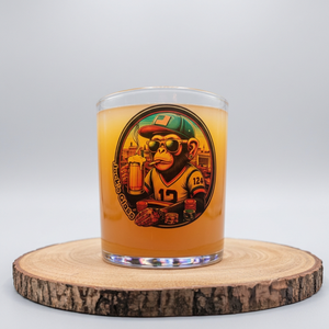 Personalised Poker Monkey Glass | Vegas Gift First Glass Designs
