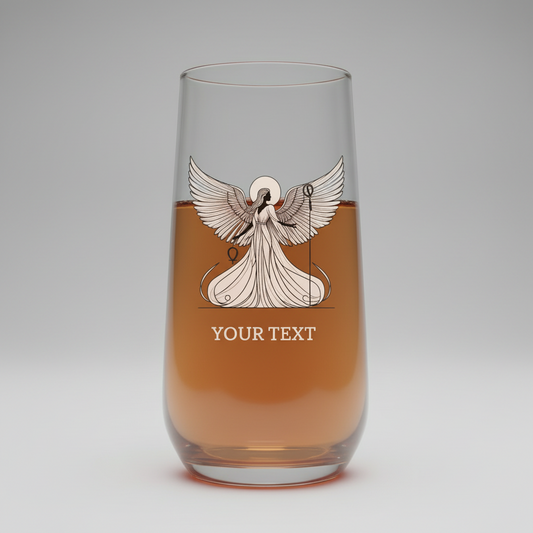 Personalised Isis Egyptian Goddess Wine Glass | Mythology Gift First Glass Designs
