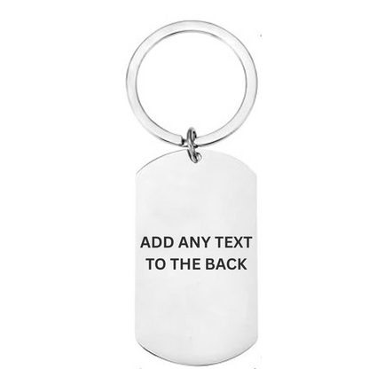 The Wanderer Tarot Card Keyring – Hiking & Adventure Gift, Vintage Tarot-Style Illustration, Outdoor Explorer Souvenir