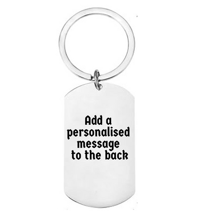 Gothic Queen Keyring – Personalised Dark Fantasy Skull Gift for Her