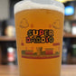 Super Daddio: Mario Inspired Beer Tumbler Glass - Power Up Your Dad's Drinks! Beer Glass Gift Idea For Dad