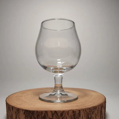 Personalised 480ml stemmed tulip beer glass 
