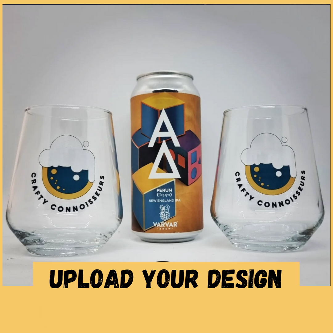 Personalised Allegra Beer Glassware – Custom Printed & Engraved Beer Glasses