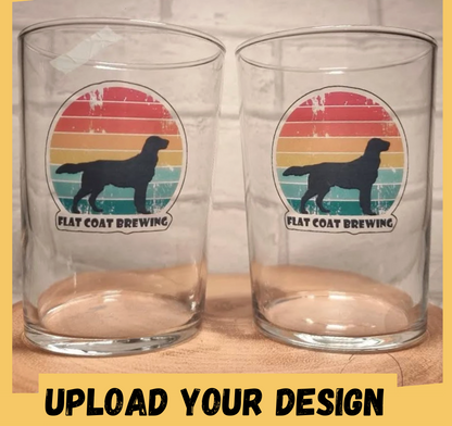 Personalised 51cl Tubo Beer Glassware Collection – Custom Printed & Engraved Tubo Beer Glasses