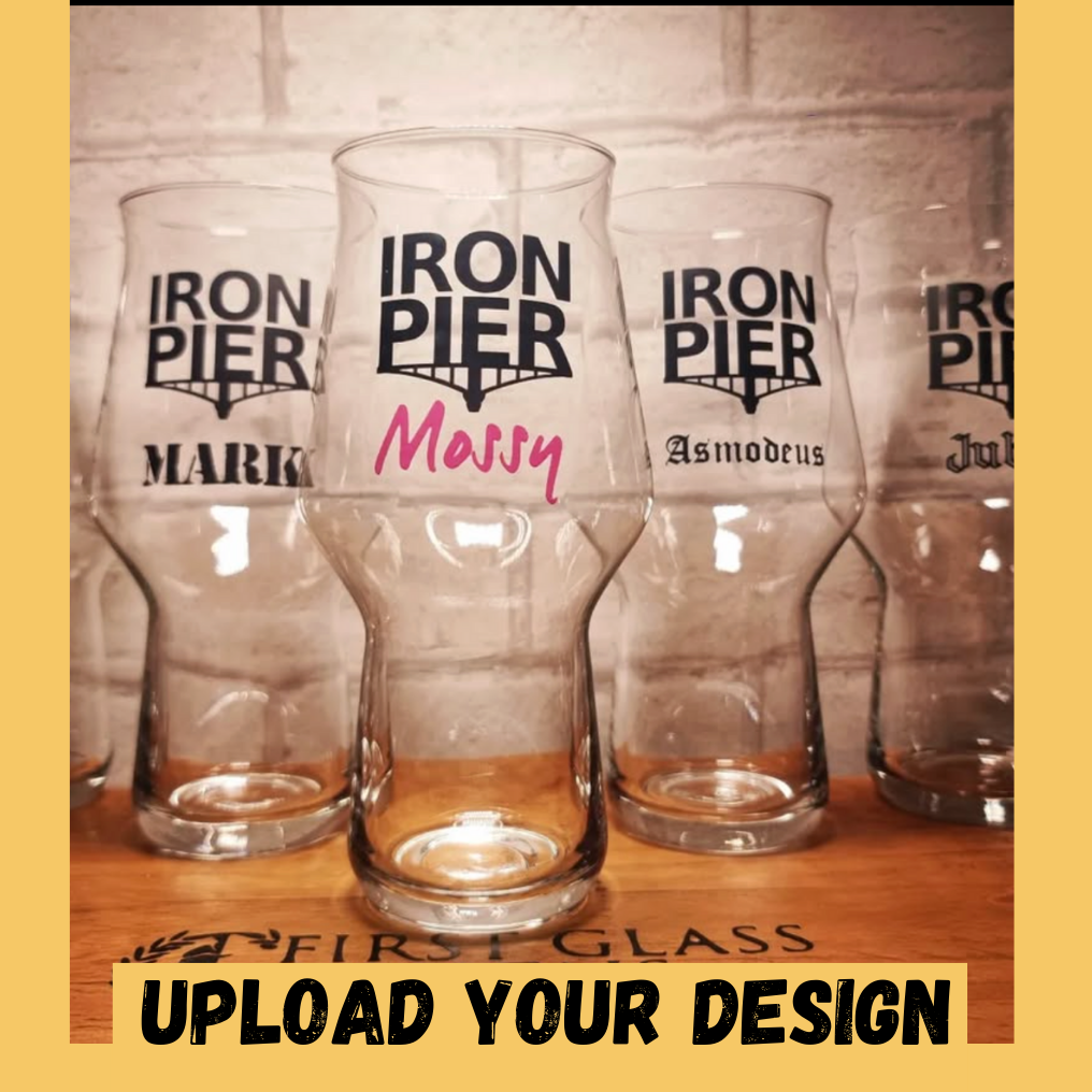 Personalised 38cl Craftmaster Glassware Collection – Custom Printed & Engraved Craft Beer Glasses