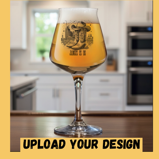 Personalised Teku Beer Glassware Collection – Custom Printed & Engraved Teku Glasses
