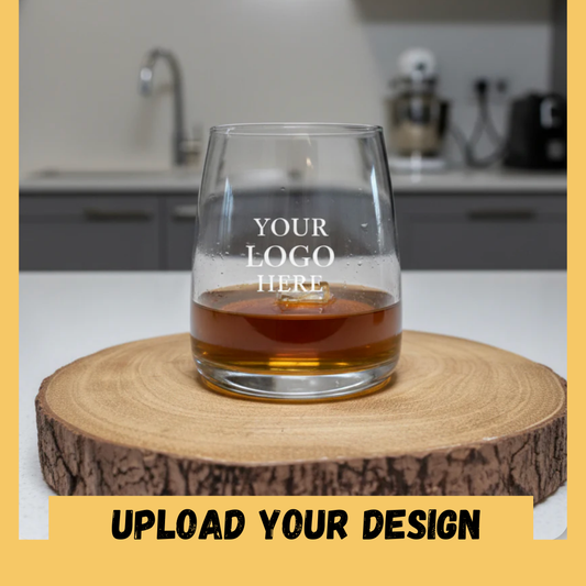 Unique Personalised Whiskey / Rum Glass Tumbler