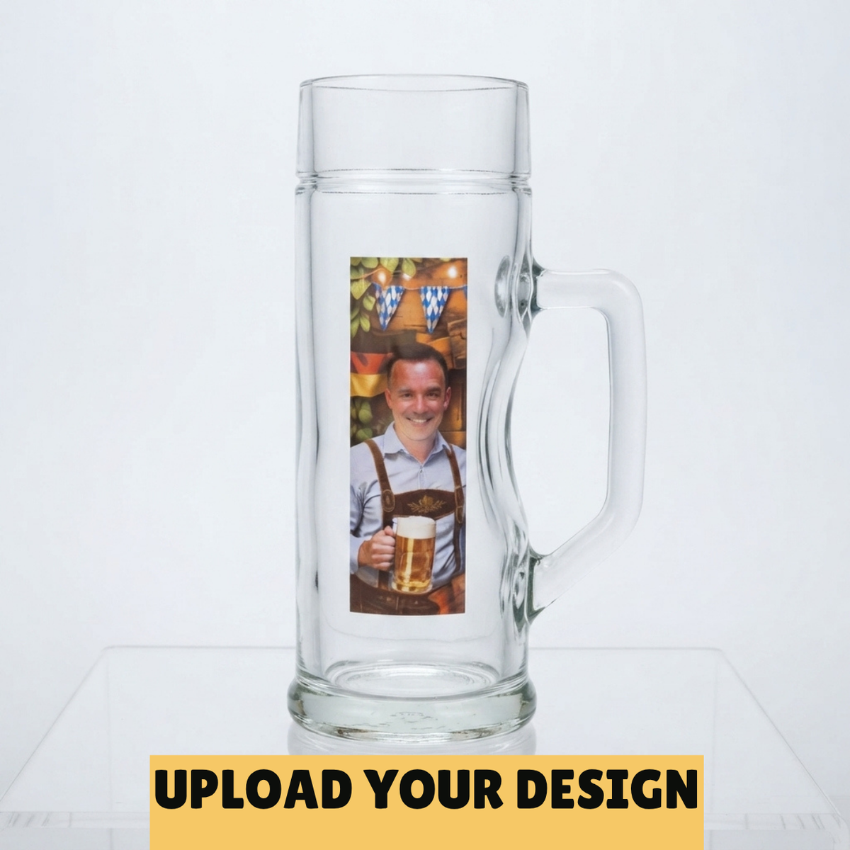 Personalised Oktoberfest Beer Stein | Upload Your Own Design 500ml First Glass Designs