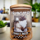 Personalised Pet Dog Cat Treat Jar, Upload an image of your pet, Custom Engraved Pet Storage Food Jar 