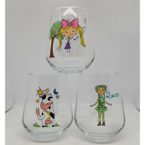 Children's Drawing Glass | Unique Gift From The Kids, Draw your own Gift, Gift Idea For Mum, Dad, Grandparents, Auntie, Uncle, Personalised Gift FirstGlassDesigns
