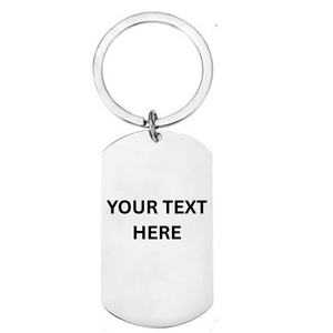 The Skier Tarot Card Keyring | Personalised Skiing Gift UK FirstGlassDesigns