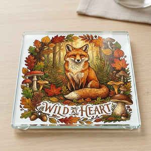 Fox Glass Coaster | Wild At Heart Wildlife Gift First Glass Designs